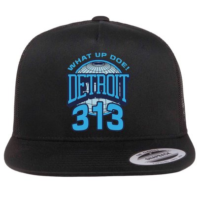 313 Detroit Area Code What Up Doe Hometown Flatbill Hat