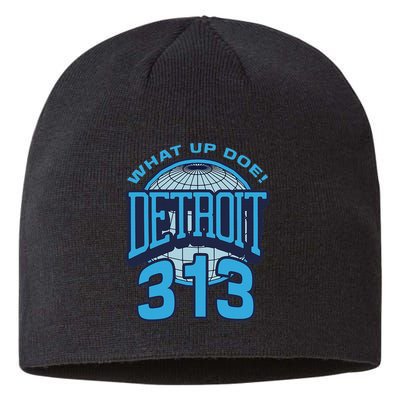 313 Detroit Area Code What Up Doe Hometown Sustainable Beanie