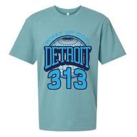 313 Detroit Area Code What Up Doe Hometown Sueded Cloud Jersey T-Shirt