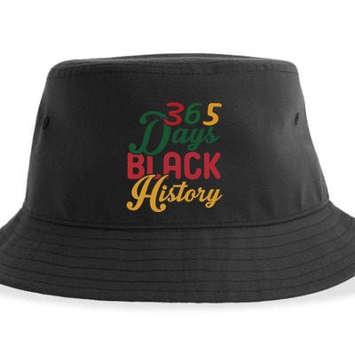 365 Days Black History For Black History Month Sustainable Bucket Hat