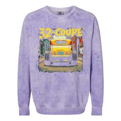 32 Deuce Coupe American Classic 3 Window Rear Window Hot Rod Colorblast Crewneck Sweatshirt