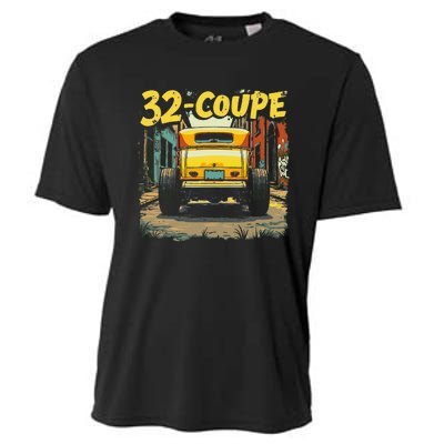 32 Deuce Coupe American Classic 3 Window Rear Window Hot Rod Cooling Performance Crew T-Shirt