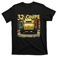 32 Deuce Coupe American Classic 3 Window Rear Window Hot Rod T-Shirt