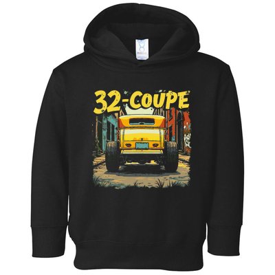 32 Deuce Coupe American Classic 3 Window Rear Window Hot Rod Toddler Hoodie