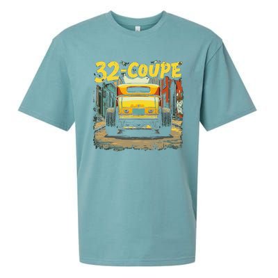 32 Deuce Coupe American Classic 3 Window Rear Window Hot Rod Sueded Cloud Jersey T-Shirt