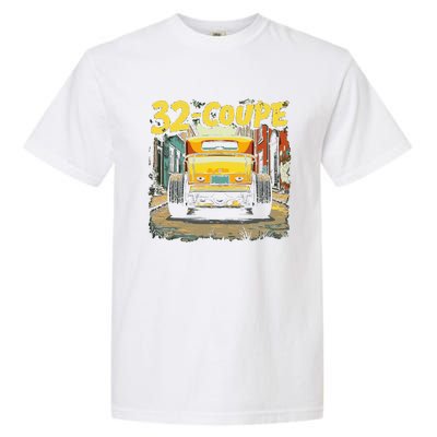 32 Deuce Coupe American Classic 3 Window Rear Window Hot Rod Garment-Dyed Heavyweight T-Shirt