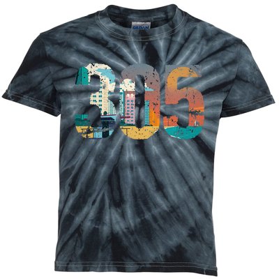 305 Dade County Miami Kids Tie-Dye T-Shirt