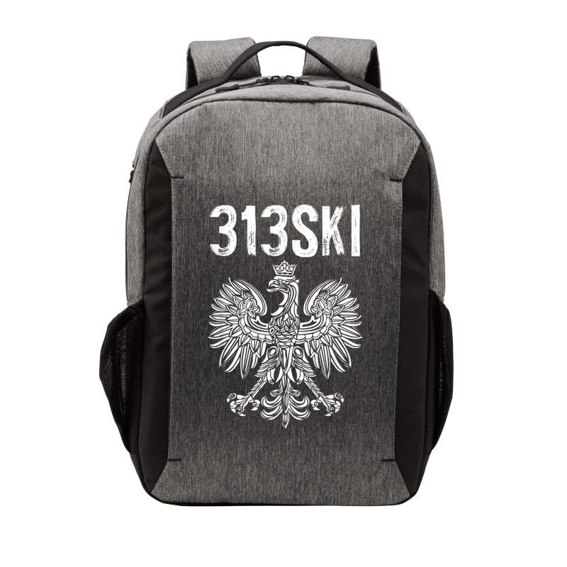 313SKI Detroit Michigan Area Code 313 Polish Pride Vector Backpack
