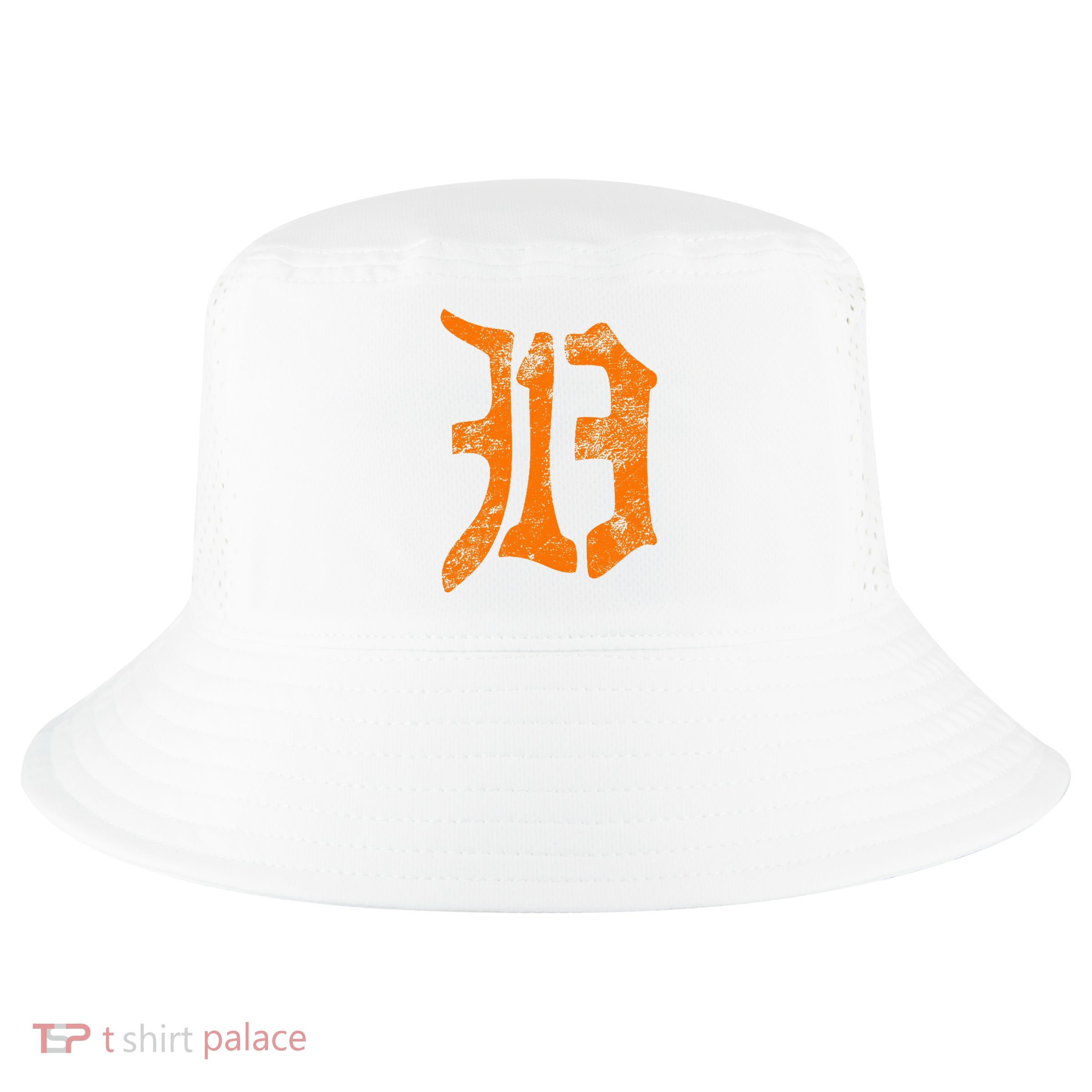 313 Detroit Michigan Vintage Old English D Area Code Gift Cool Comfort Performance Bucket Hat
