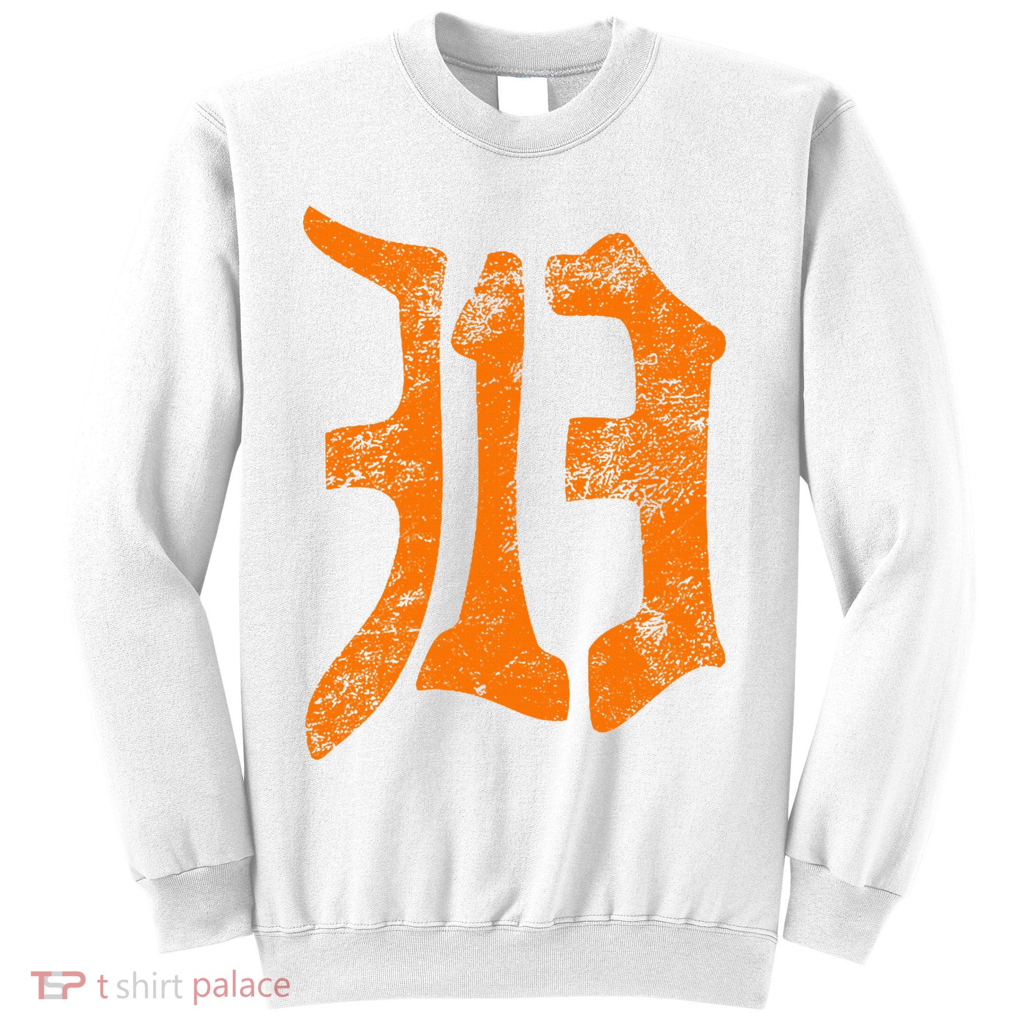 313 Detroit Michigan Vintage Old English D Area Code Gift Sweatshirt