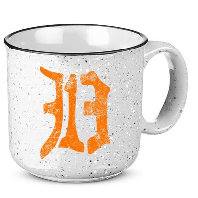 313 Detroit Michigan Vintage Old English D Area Code Gift 15oz Campfire Ceramic Mug