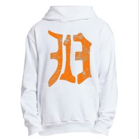 313 Detroit Michigan Vintage Old English D Area Code Gift Urban Pullover Hoodie