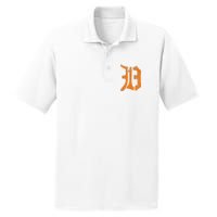 313 Detroit Michigan Vintage Old English D Area Code Gift PosiCharge RacerMesh Polo