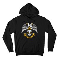 32nd Degree Masonic Scottish Rite Wings Down Hoodie