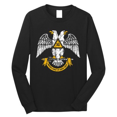 32nd Degree Masonic Scottish Rite Wings Down Long Sleeve Shirt