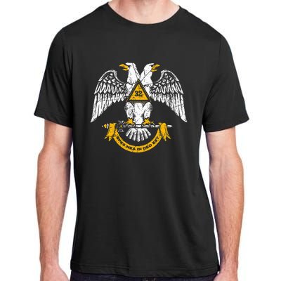 32nd Degree Masonic Scottish Rite Wings Down Adult ChromaSoft Performance T-Shirt