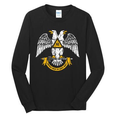 32nd Degree Masonic Scottish Rite Wings Down Tall Long Sleeve T-Shirt