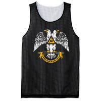 32nd Degree Masonic Scottish Rite Wings Down Mesh Reversible Basketball Jersey Tank