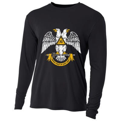 32nd Degree Masonic Scottish Rite Wings Down Cooling Performance Long Sleeve Crew