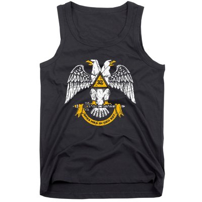 32nd Degree Masonic Scottish Rite Wings Down Tank Top