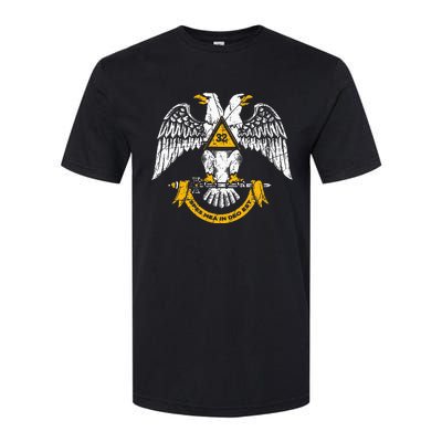 32nd Degree Masonic Scottish Rite Wings Down Softstyle® CVC T-Shirt