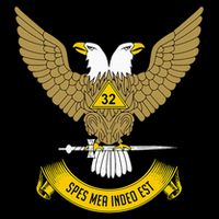 32nd Degree Mason Scottish Rite Wings Up Doubleheaded Eagle Cooling Performance Crew T-Shirt