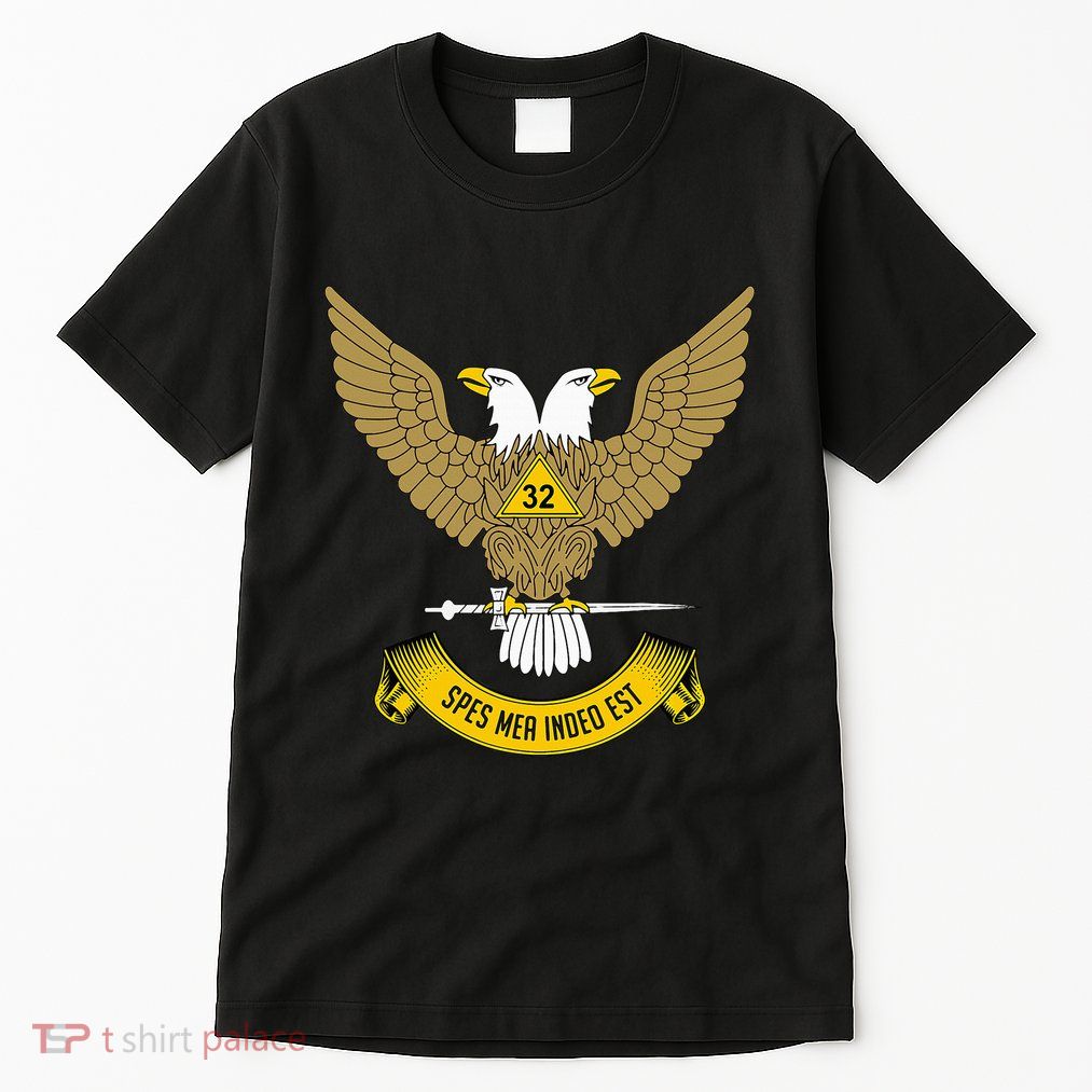32nd Degree Mason Scottish Rite Wings Up Doubleheaded Eagle Tall T-Shirt