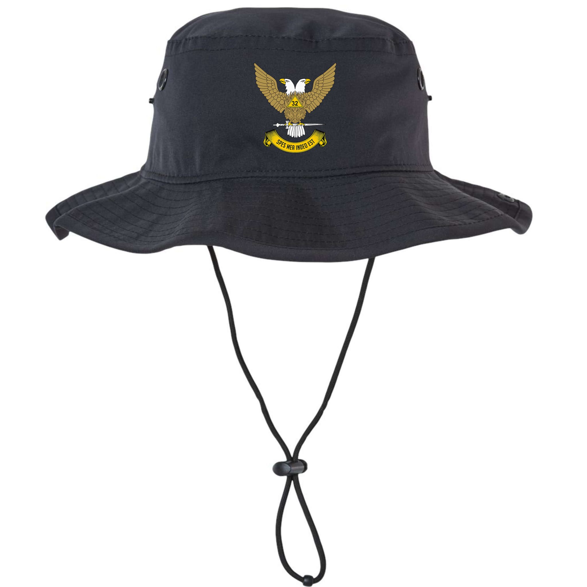 32nd Degree Mason Scottish Rite Wings Up Doubleheaded Eagle Bucket Hat