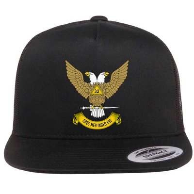 32nd Degree Mason Scottish Rite Wings Up Doubleheaded Eagle Flatbill Hat