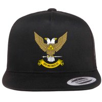 32nd Degree Mason Scottish Rite Wings Up Doubleheaded Eagle Flat Bill Trucker Hat