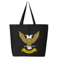 32nd Degree Mason Scottish Rite Wings Up Doubleheaded Eagle 25L Jumbo Tote