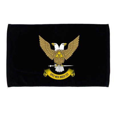 32nd Degree Mason Scottish Rite Wings Up Doubleheaded Eagle Microfiber Hand Towel