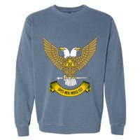 32nd Degree Mason Scottish Rite Wings Up Doubleheaded Eagle Garment-Dyed Sweatshirt