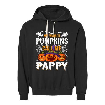 365 Days of Halloween My Favorite Pumpkins Pappy's Pick Garment-Dyed Fleece Hoodie