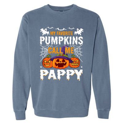 365 Days of Halloween My Favorite Pumpkins Pappy's Pick Garment-Dyed Sweatshirt