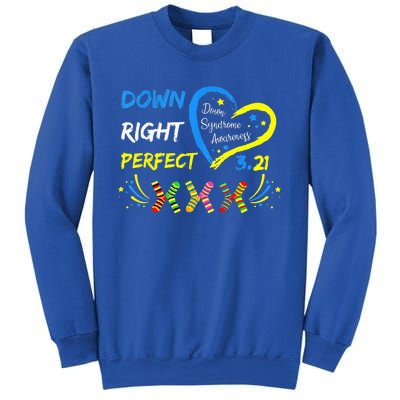 321 Down Right Perfect Socks Down Syndrome Awareness Sweatshirt