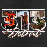 313 Detroit Urban Spirit Garment-Dyed Heavyweight T-Shirt