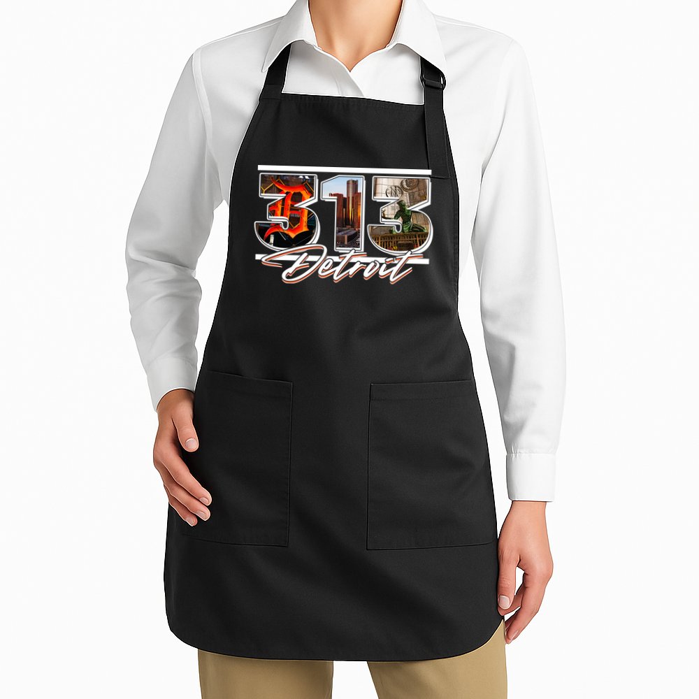 313 Detroit Urban Spirit Apron