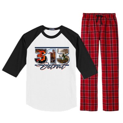 313 Detroit Urban Spirit Raglan Sleeve Pajama Set