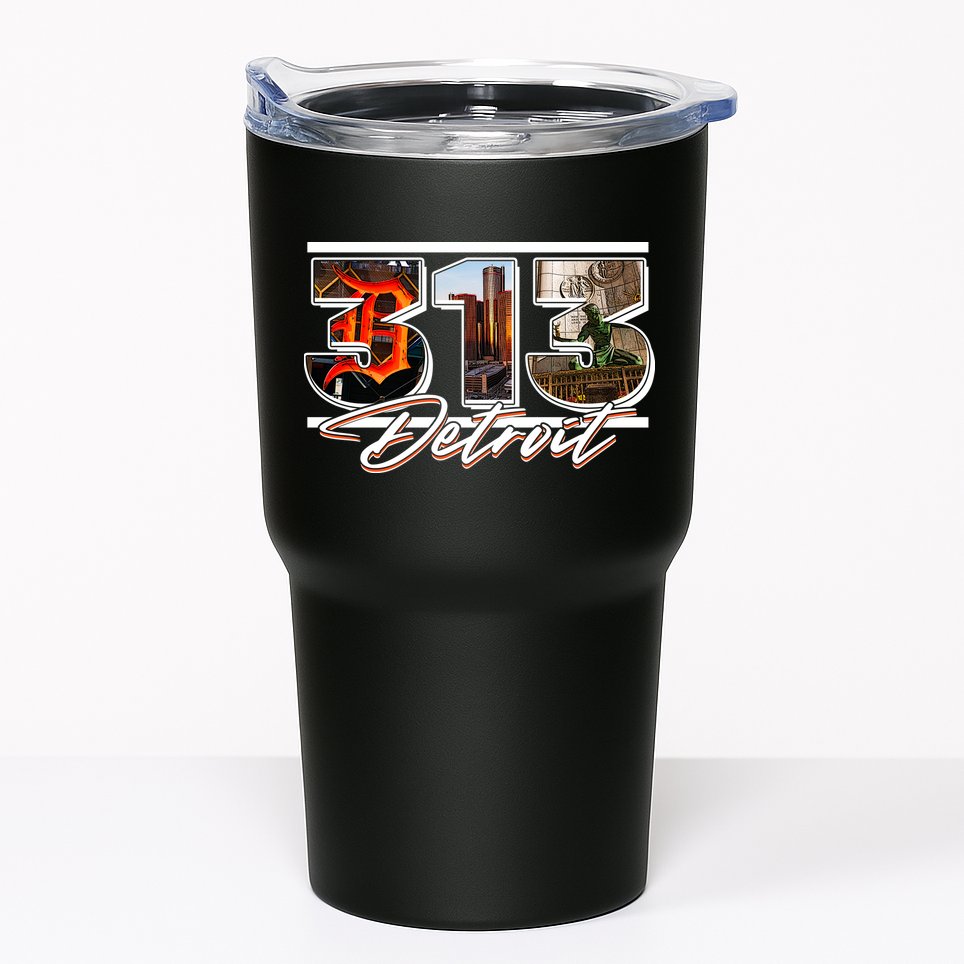 313 Detroit Urban Spirit Tumbler