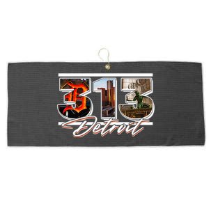 313 Detroit Urban Spirit Large Microfiber Waffle Golf Towel