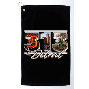 313 Detroit Urban Spirit Platinum Collection Golf Towel