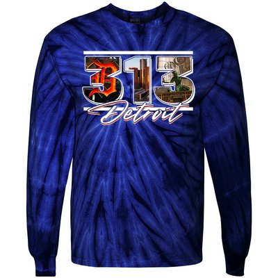 313 Detroit Urban Spirit Tie-Dye Long Sleeve Shirt