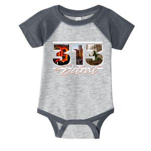 313 Detroit Urban Spirit Infant Baby Jersey Bodysuit