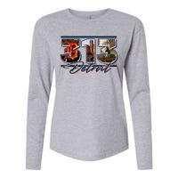 313 Detroit Urban Spirit Womens Cotton Relaxed Long Sleeve T-Shirt