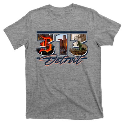 313 Detroit Urban Spirit T-Shirt