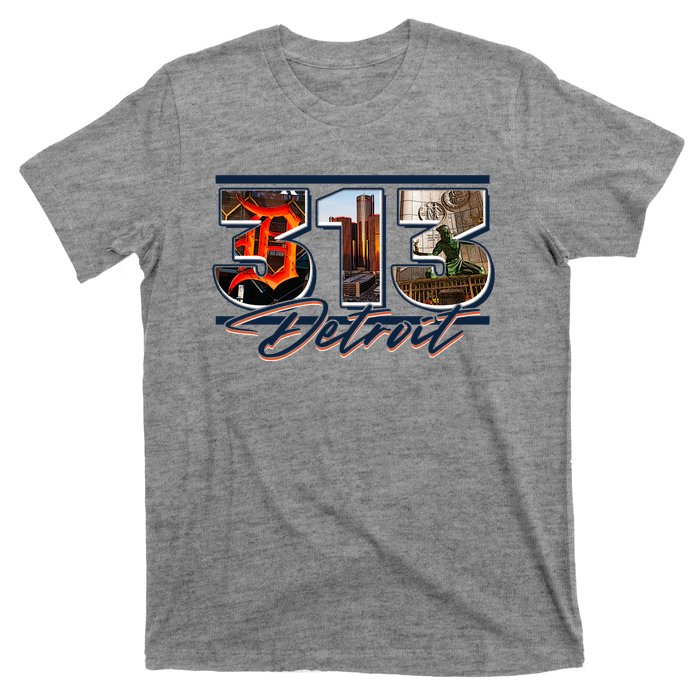 313 Detroit Urban Spirit T-Shirt