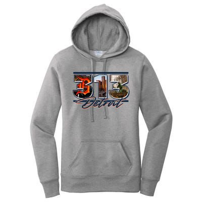 313 Detroit Urban Spirit Women's Pullover Hoodie