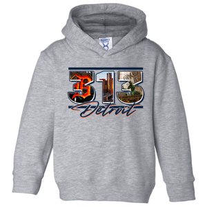 313 Detroit Urban Spirit Toddler Hoodie