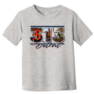 313 Detroit Urban Spirit Toddler T-Shirt